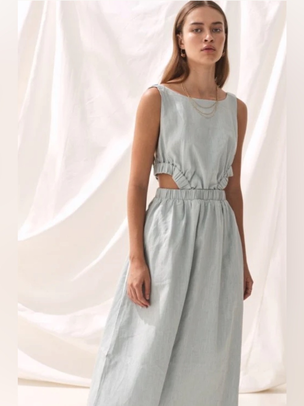 Sancia the Label Angola Dress in Sky Blue (S)